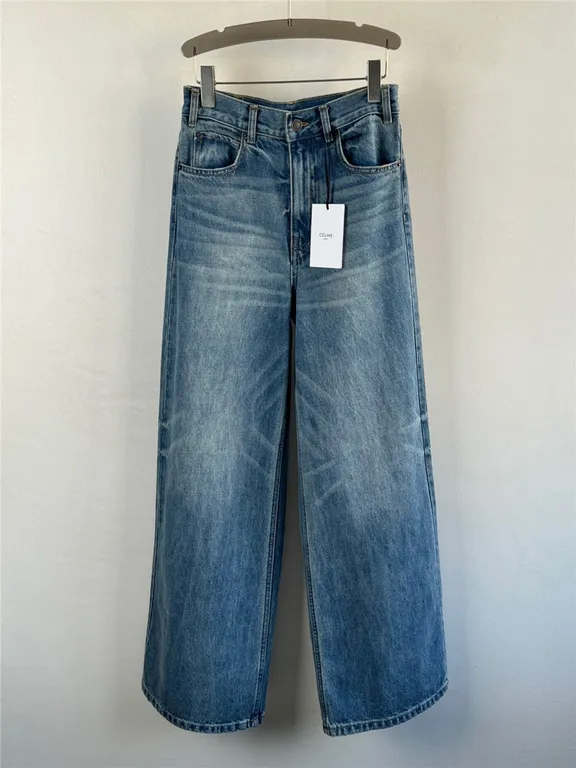 Celine straight wide-leg flared jeans